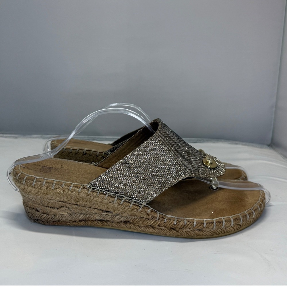 White Mountain Beachball Espadrille Wedge Sandals Women's 10M